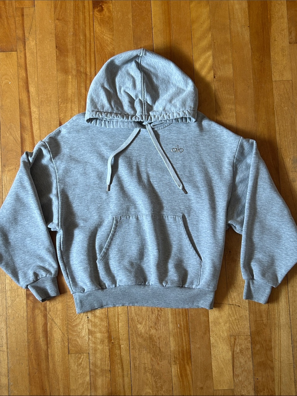 ALO Yoga Heather Gray Accolade Hoodie
